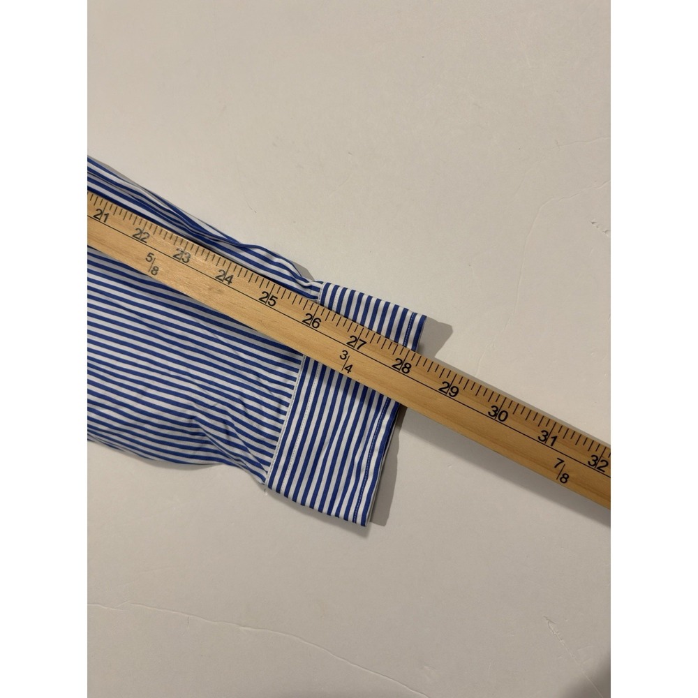 NWT Polo Ralph Lauren Men Classic Button Down Oxford Poplin Shirt Pinstripe 2XLT - Picture 11 of 12